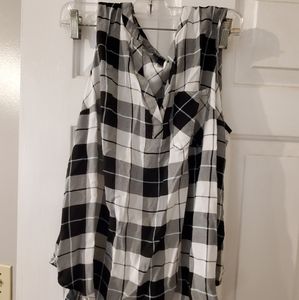 Torrid - plaid blouse (size 0)